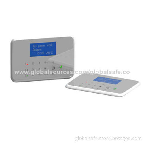 2014 news GSM wireless home burglar security alarm system with temperature control & color panel
